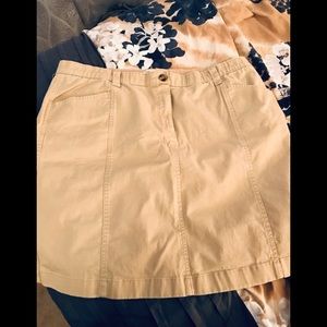 Khaki skirt